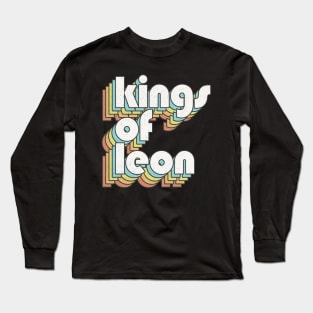 Retro Kings Of Leon Long Sleeve T-Shirt